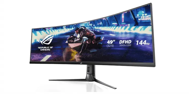 ASUSの曲面ディスプレイ